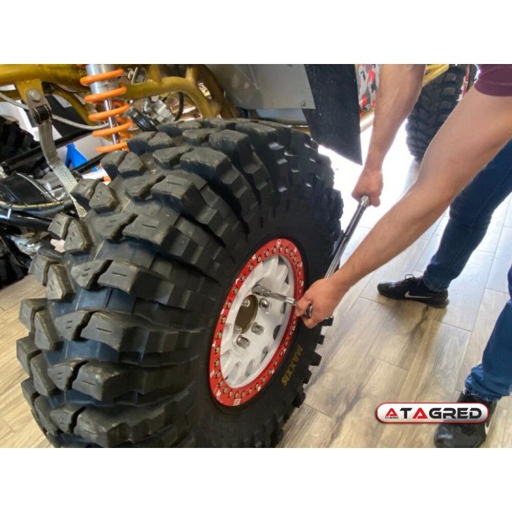 3/8" 19-110Nm griezes momenta atslēga ar fiksatoru, riteņiem, kalibrēšanas sertifikāts