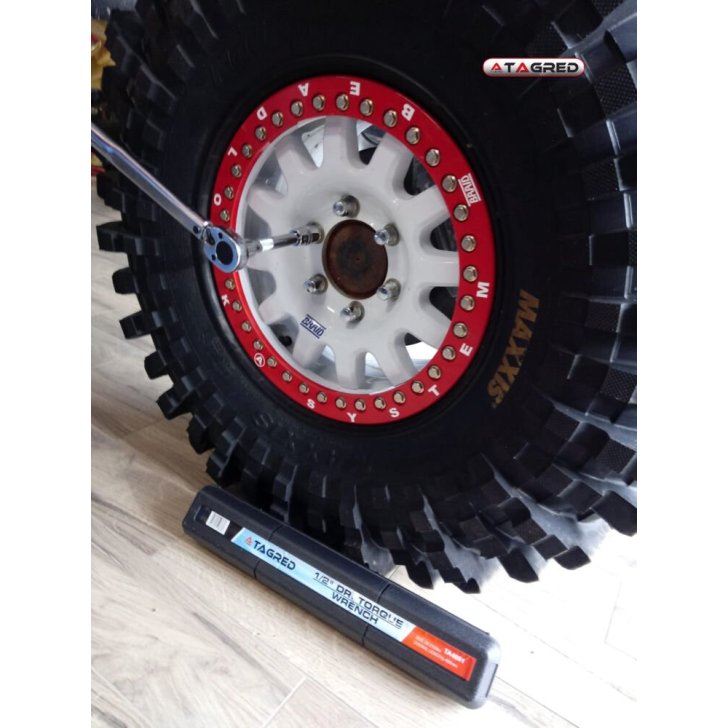 3/8" 19-110Nm griezes momenta atslēga ar fiksatoru, riteņiem, kalibrēšanas sertifikāts