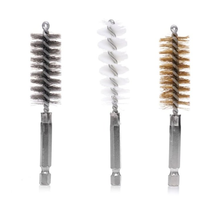 Birstes inžektoru un kvēlsveču uzgaļiem, 21 daļas komplekts