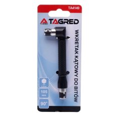 Skrūvgriezis, leņķveida uzgaļu turētājs, 1/4 collu uzgaļu gali 2