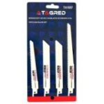 Zāģa asmeņu komplekts, virzuļzāģa asmens, lapsas aste, 10 gab.