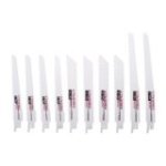 Zāģa asmeņu komplekts, virzuļzāģa asmens, lapsas aste, 10 gab.