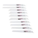 Zāģa asmeņu komplekts, virzuļzāģa asmens, lapsas aste, 10 gab.