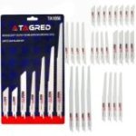 Zāģa asmeņu komplekts, virzuļzāģa asmens, lapsas aste, 28 gab.