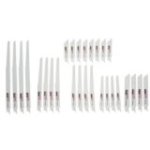 Zāģa asmeņu komplekts, virzuļzāģa asmens, lapsas aste, 28 gab.