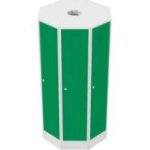 Brīvi stāvoša metāla skapju ligzda