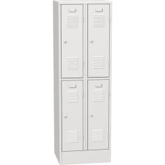 Horizontāli sadalīts metāla skapis