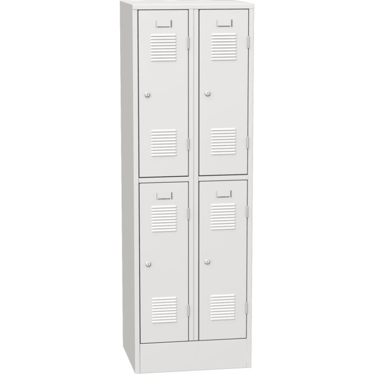 Horizontāli sadalīts metāla skapis