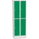 Horizontāli sadalīts metāla skapis