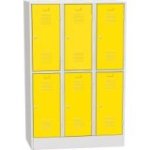 Horizontāli sadalīts metāla skapis