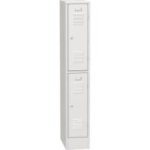 Horizontāli sadalīts metāla skapis