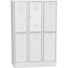 Horizontāli sadalīts metāla skapis