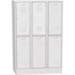 Horizontāli sadalīts metāla skapis