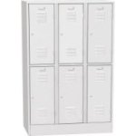 Horizontāli sadalīts metāla skapis