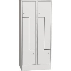 Vietu taupošs metāla skapis "Z" 2