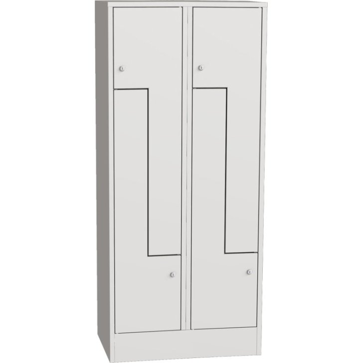 Vietu taupošs metāla skapis "Z"