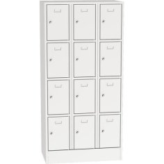 Metāla skapis ar slēdzamām kastēm