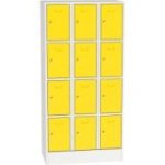 Metāla skapis ar slēdzamām kastēm