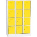 Metāla skapis ar slēdzamām kastēm