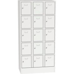 Metāla skapis ar slēdzamām kastēm