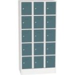 Metāla skapis ar slēdzamām kastēm