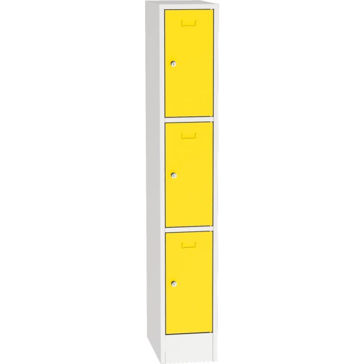 Metāla skapis ar slēdzamām kastēm