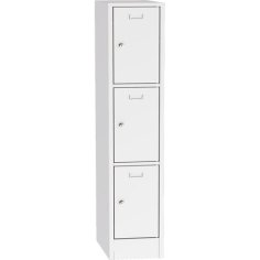 Metāla skapis ar slēdzamām kastēm