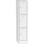 Metāla skapis ar slēdzamām kastēm