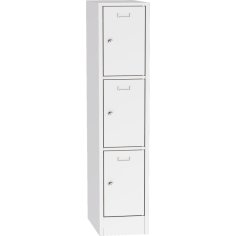 Metāla skapis ar slēdzamām kastēm 2