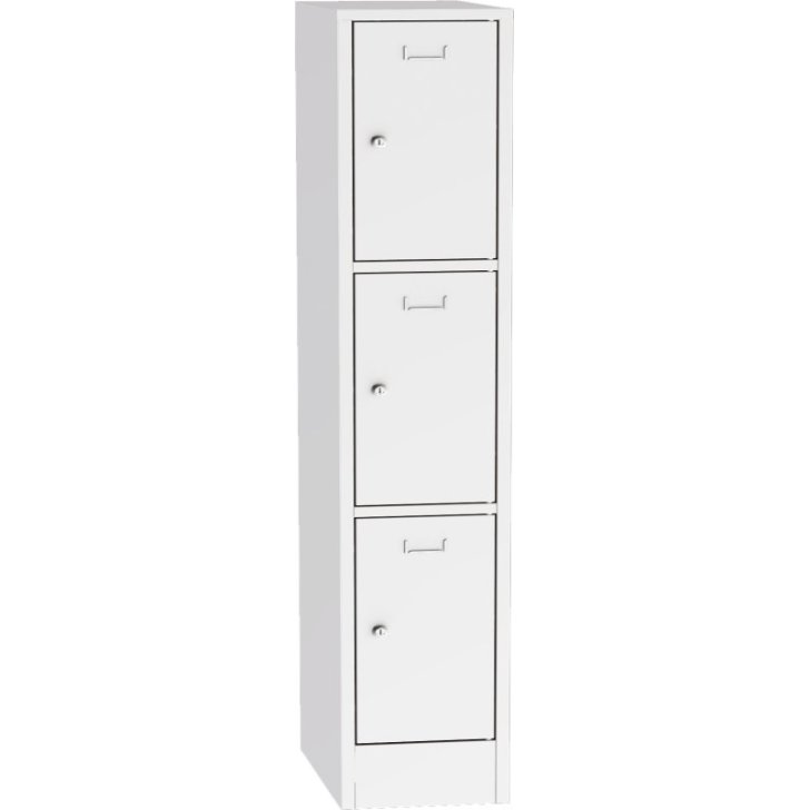 Metāla skapis ar slēdzamām kastēm