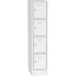 Metāla skapis ar slēdzamām kastēm