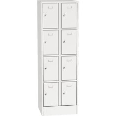 Metāla skapis ar slēdzamām kastēm