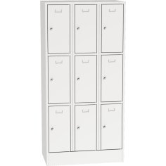 Metāla skapis ar slēdzamām kastēm 2