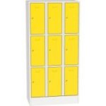 Metāla skapis ar slēdzamām kastēm