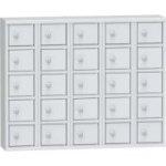 Tērauda kastes skapītis - 25 nodalījumi