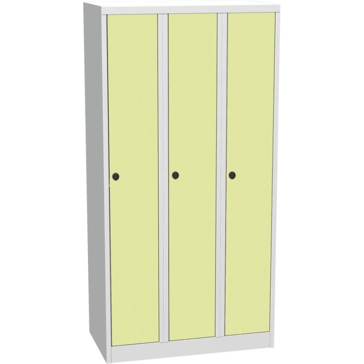 Metāla skapītis ar lamināta durvīm 180x90