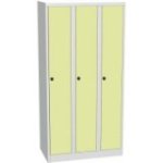 Metāla skapītis ar lamināta durvīm 180x90