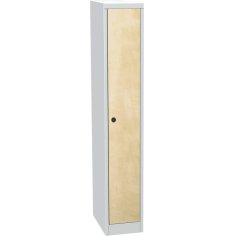 Metāla skapīša lamināta durvis - koka dekors 180x30 2