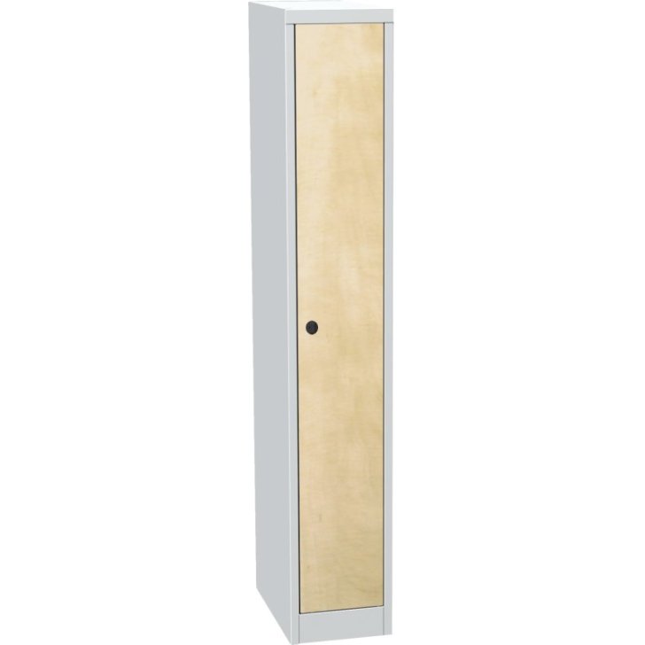 Metāla skapīša lamināta durvis - koka dekors 180x30