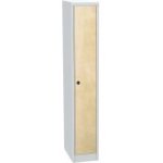 Metāla skapīša lamināta durvis - koka dekors 180x30