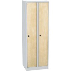 Metāla skapīša lamināta durvis - koka dekors 180x60 2