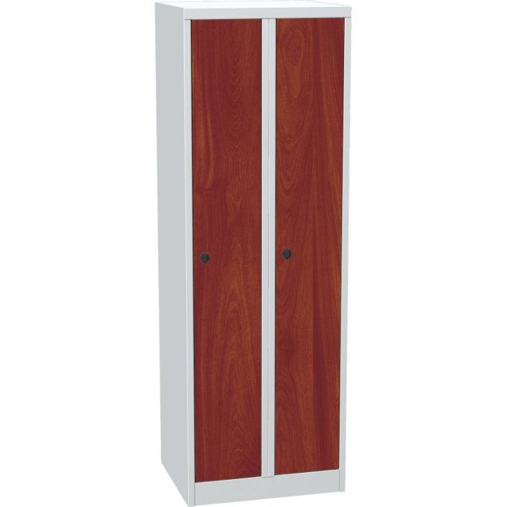 Metāla skapīša lamināta durvis - koka dekors 180x60