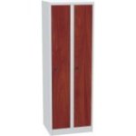 Metāla skapīša lamināta durvis - koka dekors 180x60