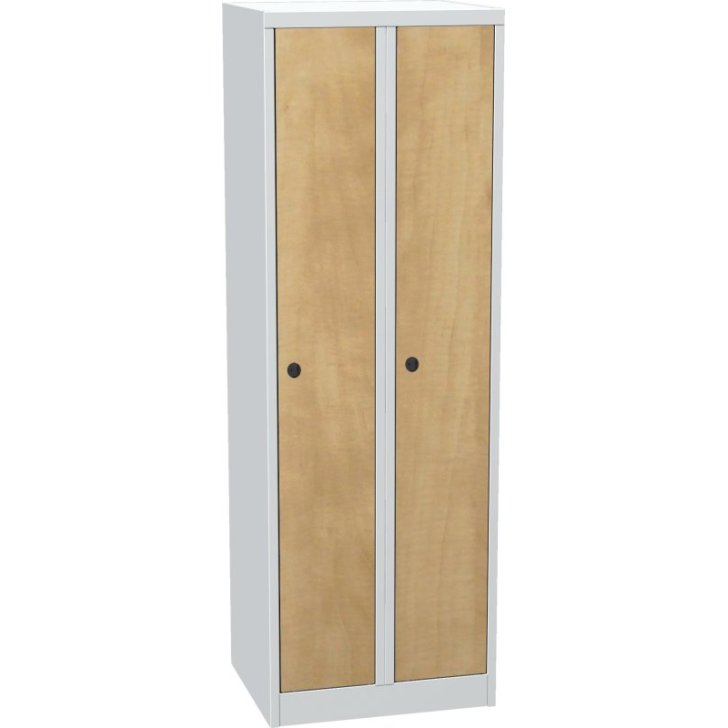 Metāla skapīša lamināta durvis - koka dekors 180x60