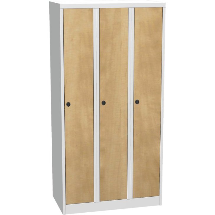 Metāla skapīša lamināta durvis - koka dekors 180x90