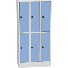 Horizontāli sadalāms skapis ar kompaktām lamināta durvīm 2