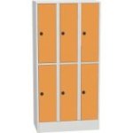 Horizontāli sadalāms skapis ar kompaktām lamināta durvīm