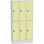 Horizontāli sadalāms skapis ar kompaktām lamināta durvīm