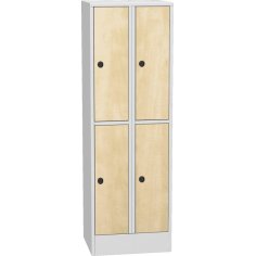 Horizontāli sadalāms skapis ar laminētām durvīm 2