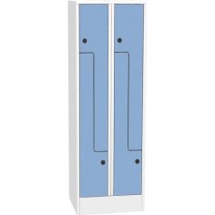 Vietu taupošs skapis "Z" ar kompaktām lamināta durvīm"